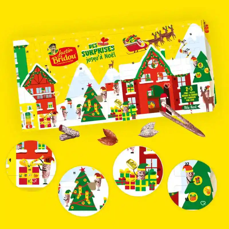 Calendrier de l’Avent Justin Bridou 2025