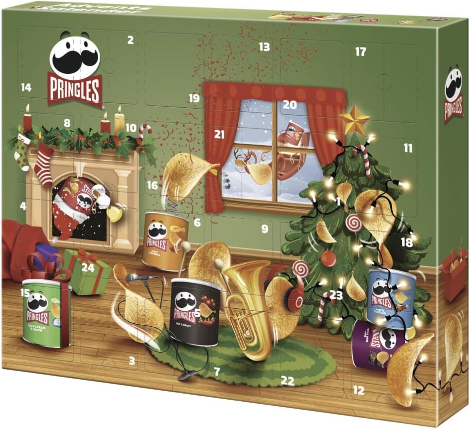 Calendrier de l'Avent Pringles – Edition Limitée 24 Saveurs Festives